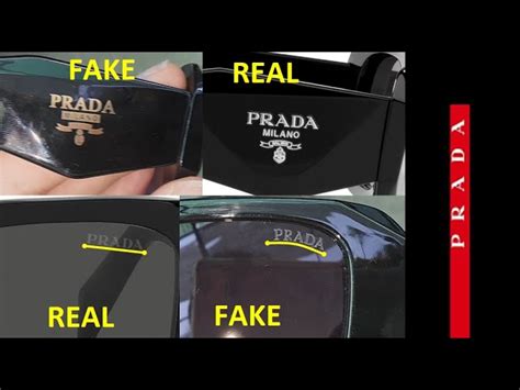 fake prada glasses vs real|knock off black prada sunglasses.